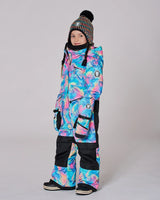 One-Piece Play Snowsuit Rainbow Heart Print | Deux par Deux | Jenni Kidz
