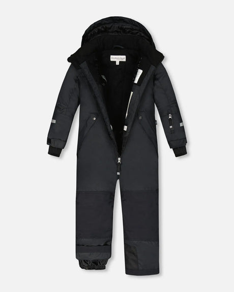 One Piece TEKNIK Snowsuit Black | Deux par Deux | Jenni Kidz