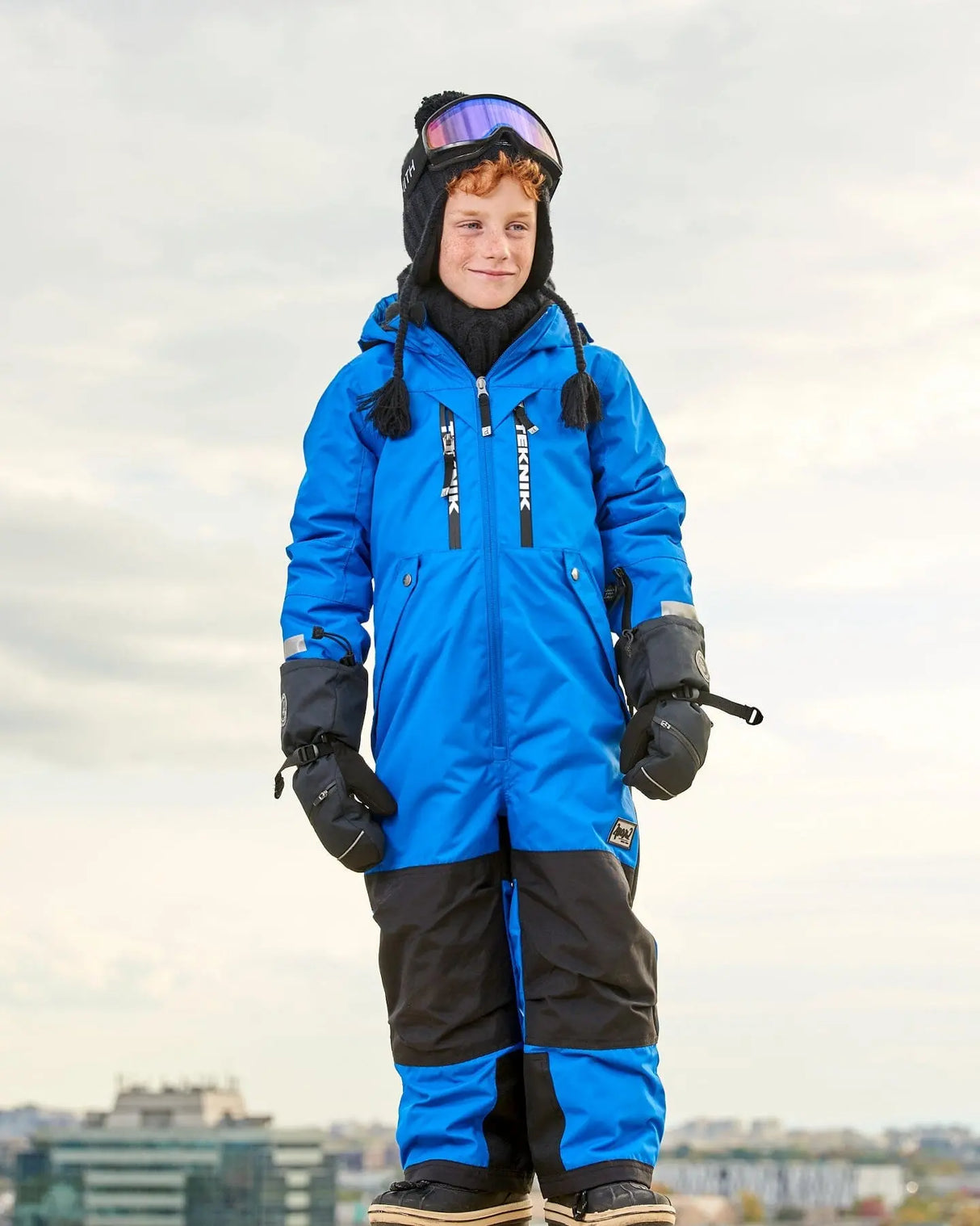 One Piece TEKNIK Snowsuit Royal Blue | Deux par Deux | Jenni Kidz