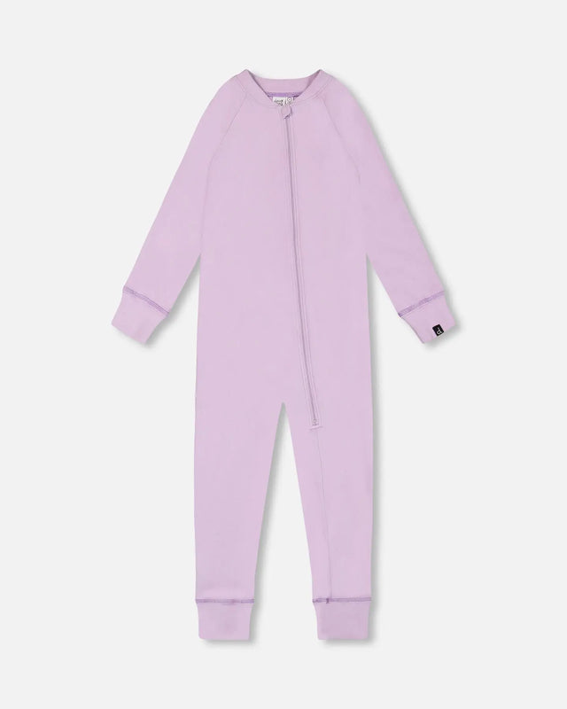 One Piece Thermal Underwear Lilac | Deux par Deux | Jenni Kidz