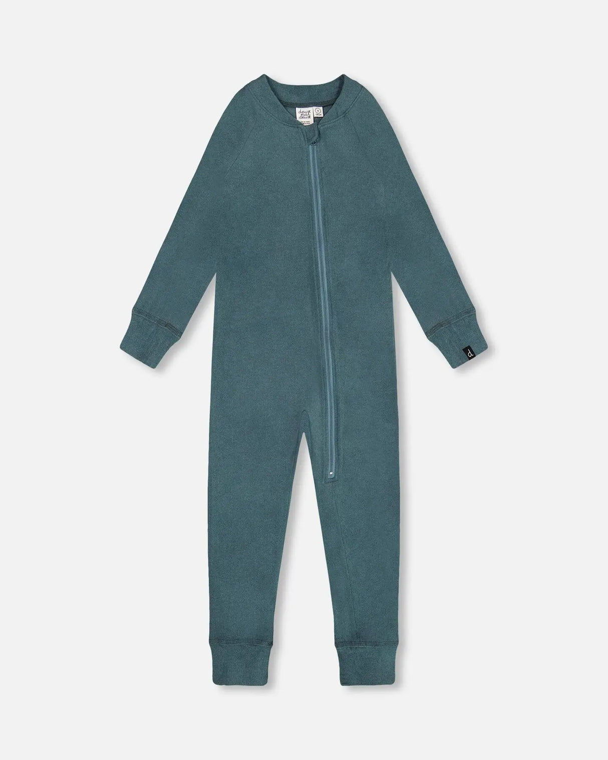 One Piece Thermal Underwear Pine Green | Deux par Deux | Jenni Kidz