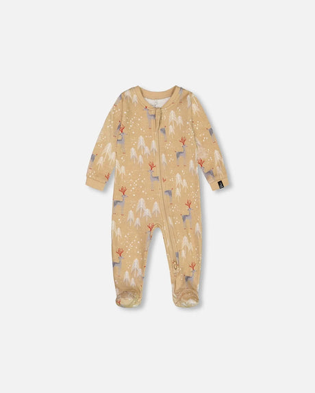 Organic Cotton Baby One Piece Family Christmas Pajama | Deux par Deux | Jenni Kidz