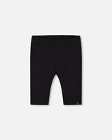 Organic Cotton Biker Short Legging Black | Deux par Deux | Jenni Kidz