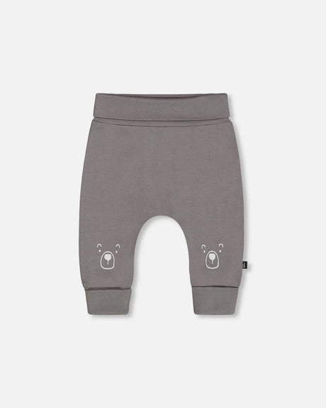 Organic Cotton Evolutive Pant Dark Gray | Deux par Deux | Jenni Kidz