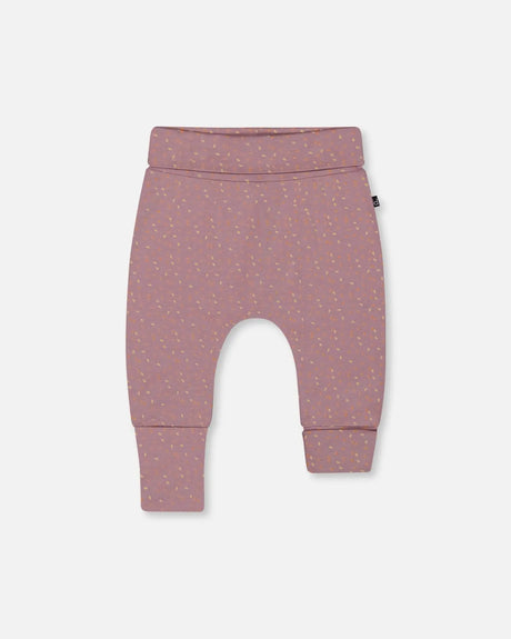 Organic Cotton Evolutive Pant Printed Pear Seeds | Deux par Deux | Jenni Kidz