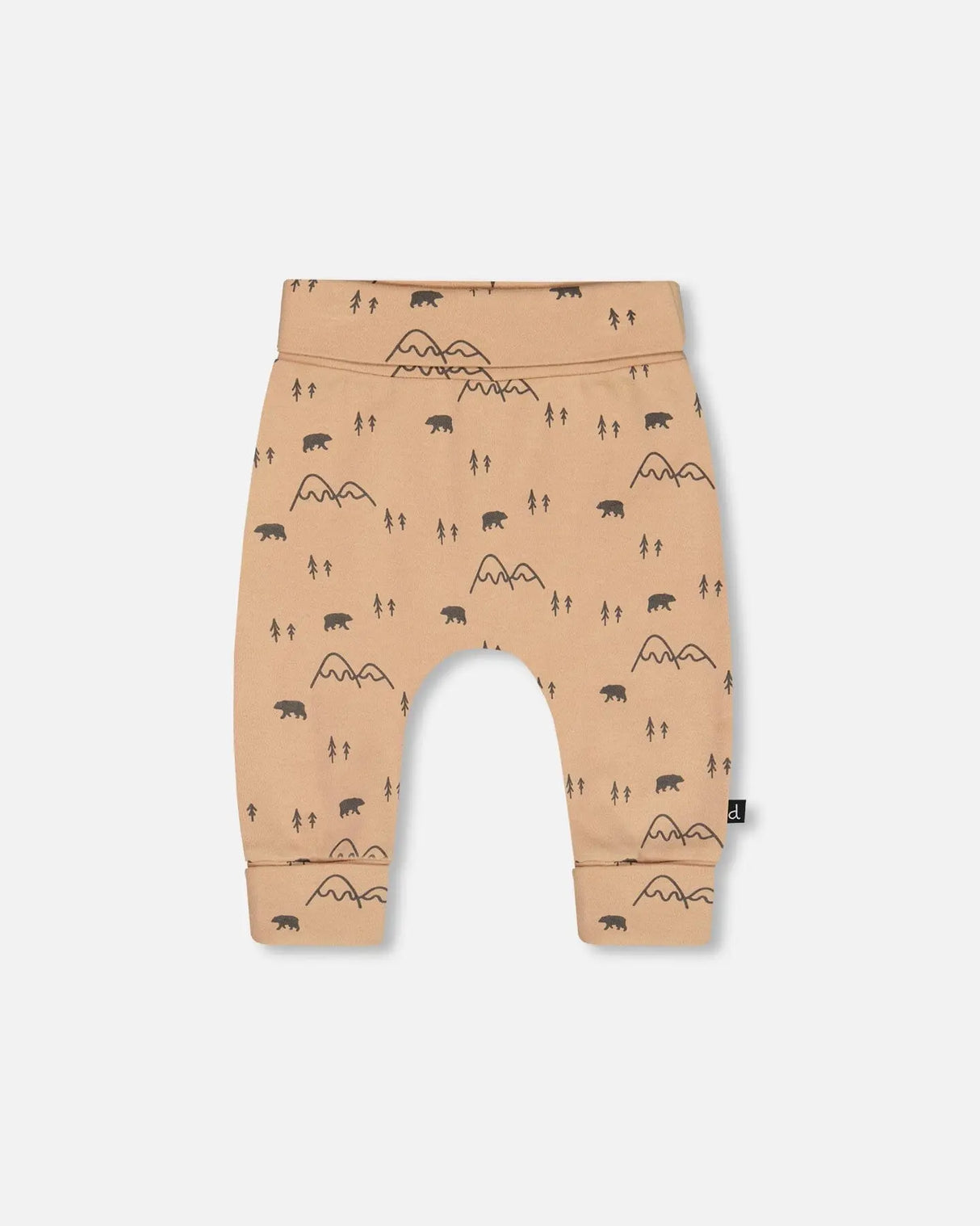 Organic Cotton Evolutive Pant Sand Printed Mountains | Deux par Deux | Jenni Kidz