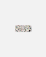 Organic Cotton Headband Off-White Floral | Deux par Deux | Jenni Kidz