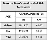 Organic Cotton Headband Off-White Floral | Deux par Deux | Jenni Kidz
