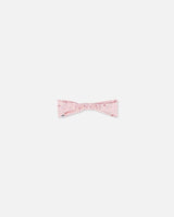 Organic Cotton Headband Printed Pink Small Flower | Deux par Deux | Jenni Kidz