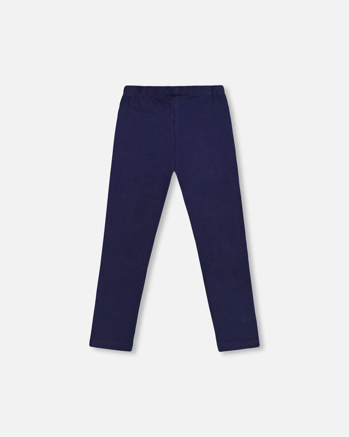 Organic Cotton Legging With Knee Print Navy | Deux par Deux | Jenni Kidz