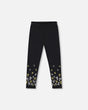 Organic Cotton Leggings Dusty Pink With Hearts Print | Deux par Deux | Jenni Kidz
