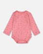 Organic Cotton Long Sleeve Romper Pink Floral | Deux par Deux | Jenni Kidz