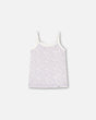 Organic Cotton Tank Top Lilac Printed Little Flowers | Deux par Deux | Jenni Kidz