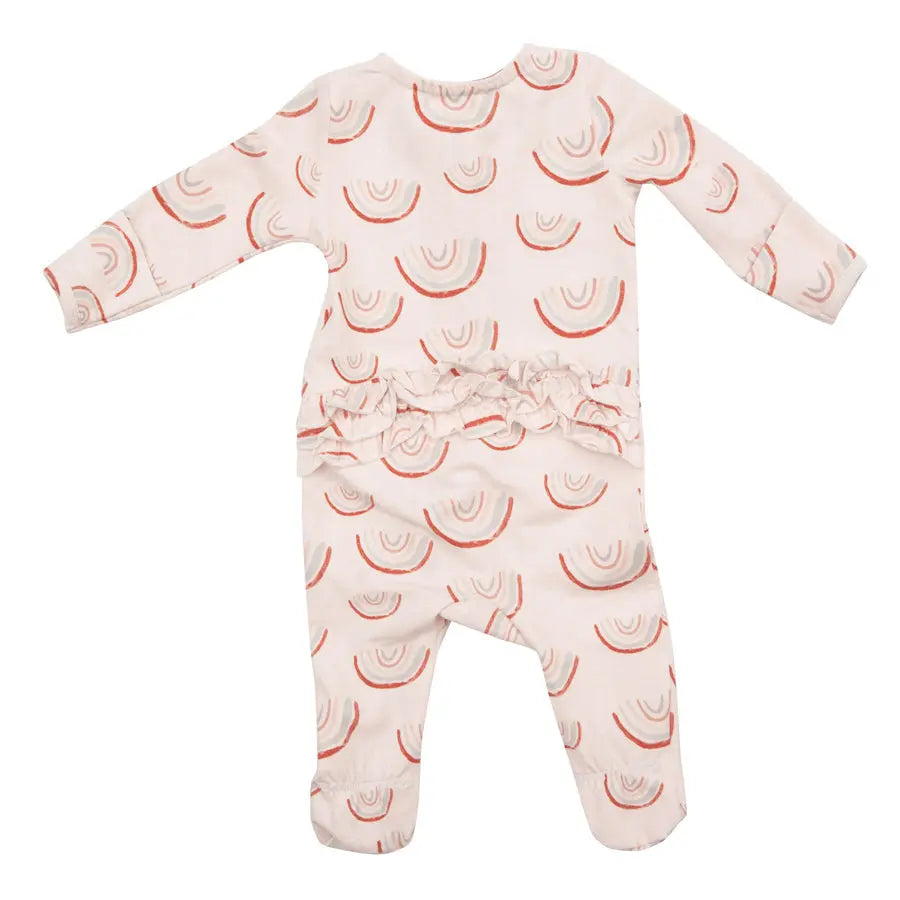 Organic Rainbows Zipper Footie | Angel Dear | Jenni Kidz