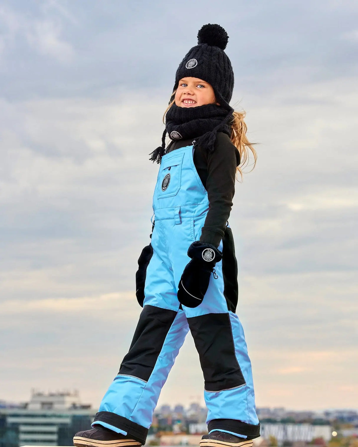 Overall Snow Pants Air Blue | Deux par Deux | Jenni Kidz