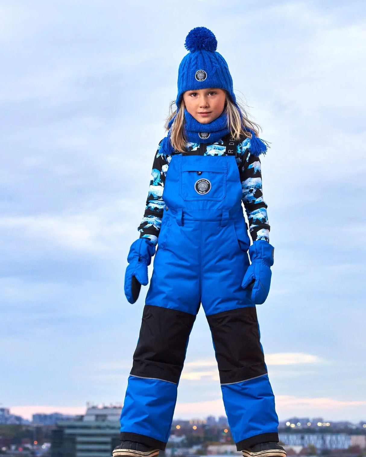 Overall Snow Pants Royal Blue | Deux par Deux | Jenni Kidz