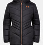 Girls' UA Willow Puffer Jacket - Black | Under Armour - Jenni Kidz