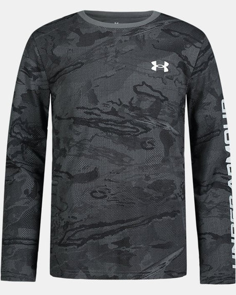 Boys' UA Halftone Reaper Long Sleeve | Under Armour - Jenni Kidz