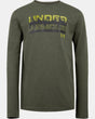 Little Boys' UA Treetop Long Sleeve - Marine OD Green | Under Armour - Jenni Kidz