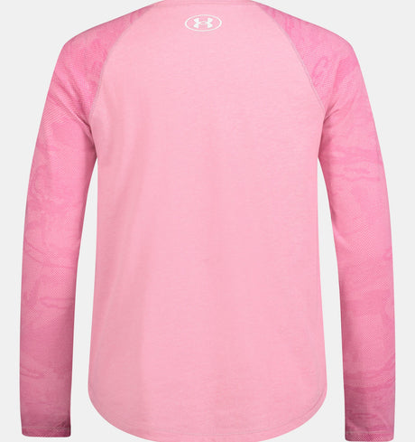 Girls' UA Halftone Raglan Long Sleeve | Under Armour - Jenni Kidz