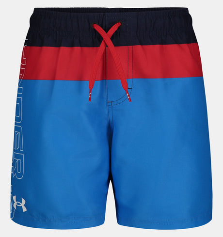 Boys' Triblock Logo Swim Volley Shorts | Under Armour - Jenni Kidz