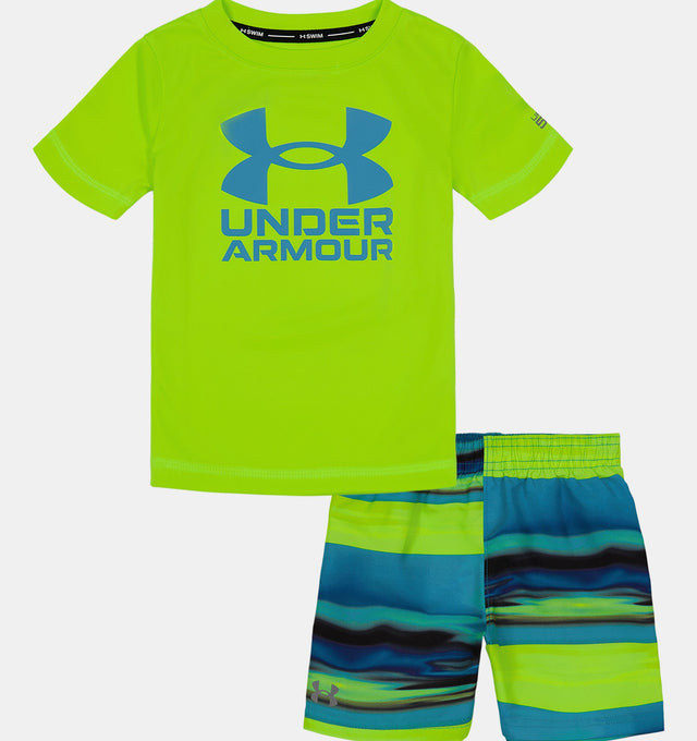 Little Boys' Serenity Stripe Swim Set | Under Armour - Jenni Kidz