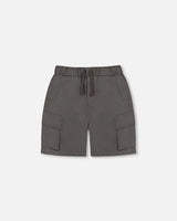 Parachute Cargo Pocket Shorts Dark Gray | Deux par Deux | Jenni Kidz