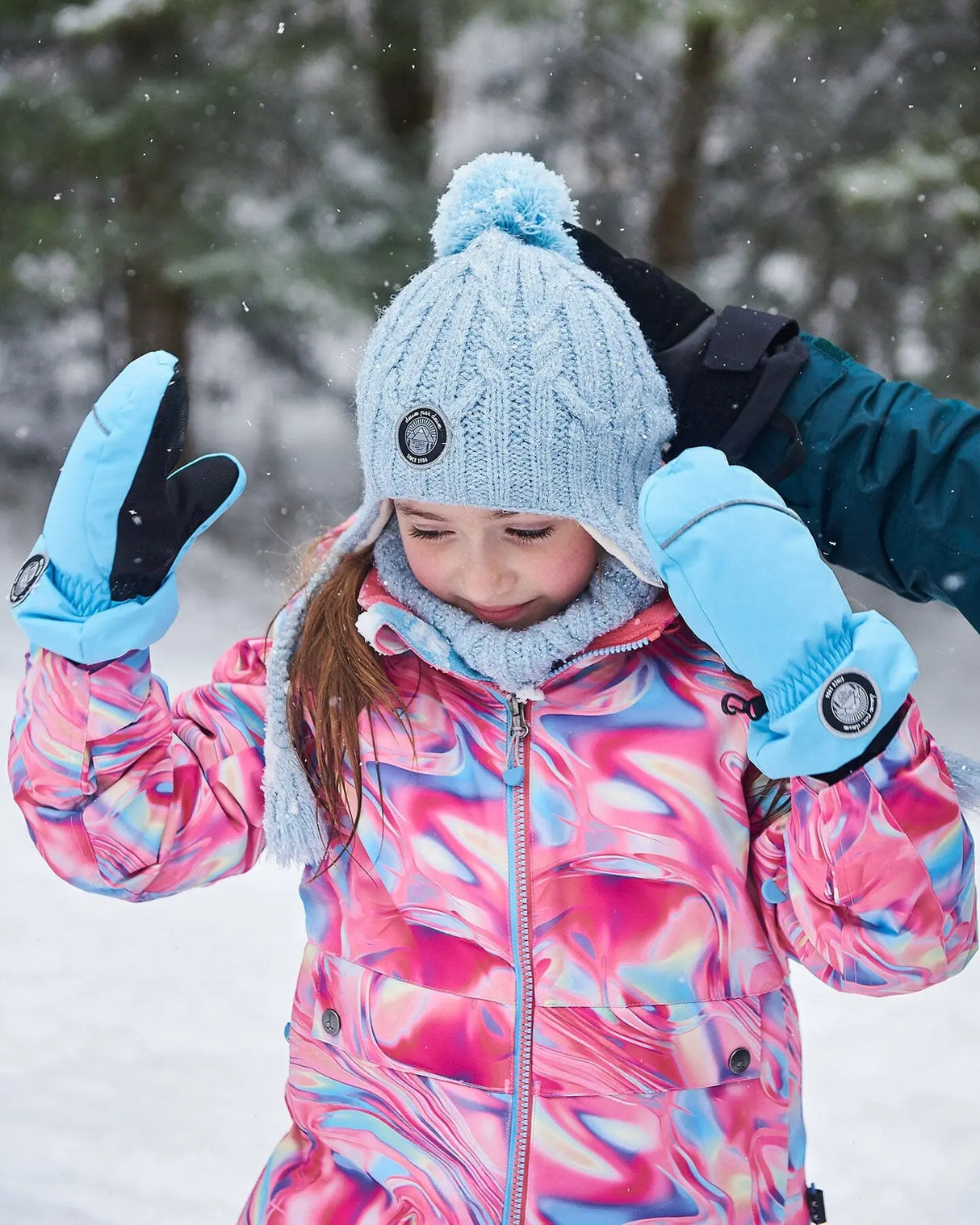 Peruvian Knit Hat Air Blue | Deux par Deux | Jenni Kidz