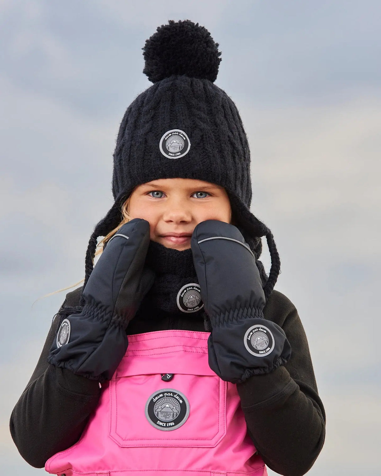 Peruvian Knit Hat Black | Deux par Deux | Jenni Kidz