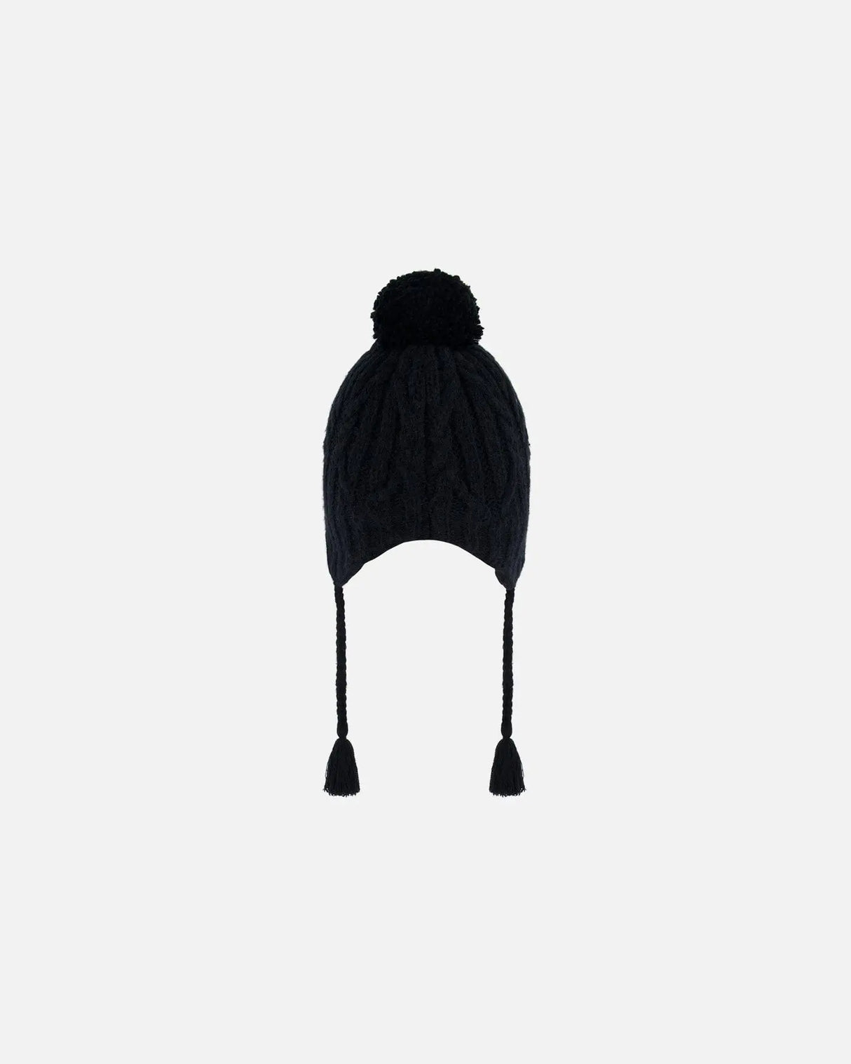 Peruvian Knit Hat Black | Deux par Deux | Jenni Kidz