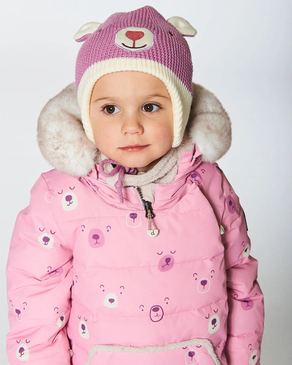 Peruvian Knit Hat Dusty Purple | Deux par Deux | Jenni Kidz