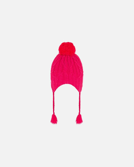 Peruvian Knit Hat Fuschia Pink | Deux par Deux | Jenni Kidz