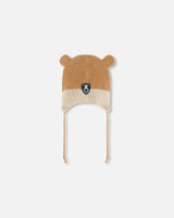 Peruvian Knit Hat Gold Brown | Deux par Deux | Jenni Kidz