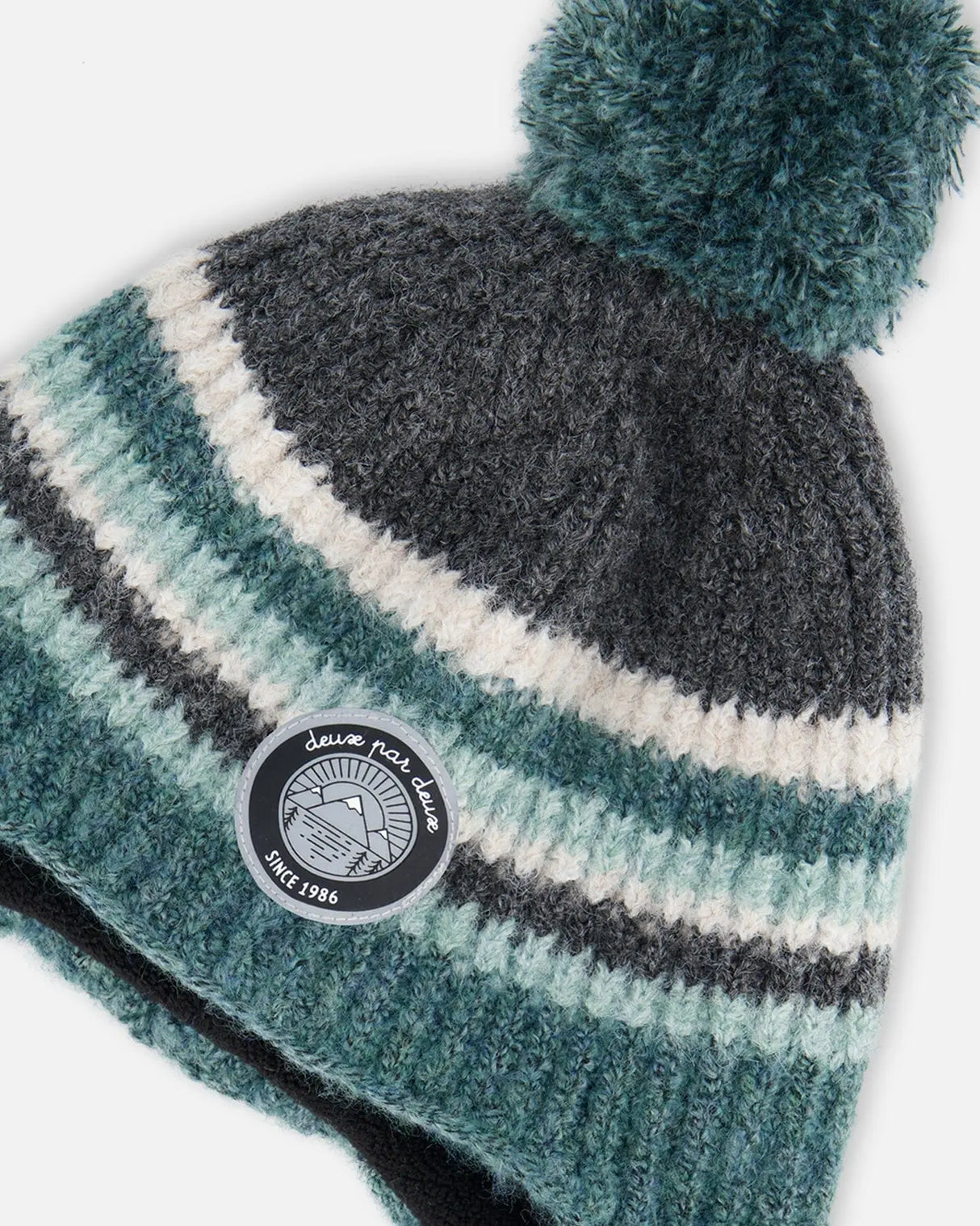 Peruvian Knit Hat Gradient Green | Deux par Deux | Jenni Kidz