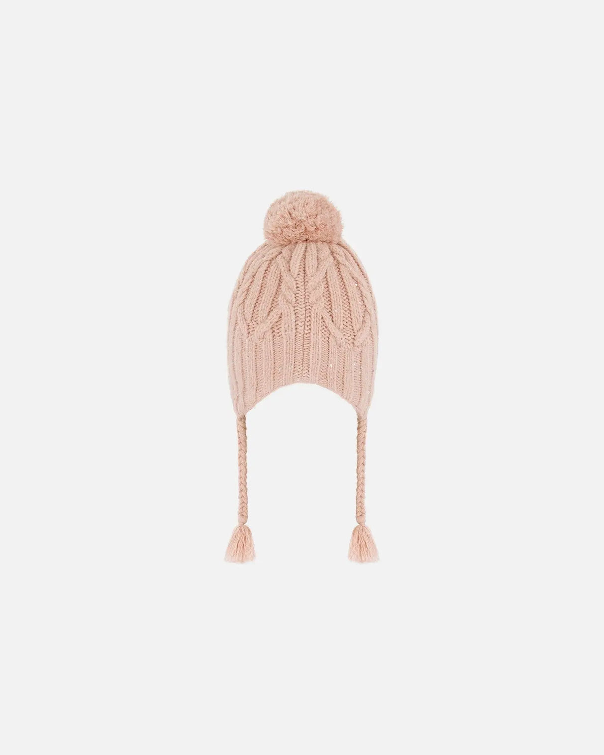 Peruvian Knit Hat Light Pink | Deux par Deux | Jenni Kidz