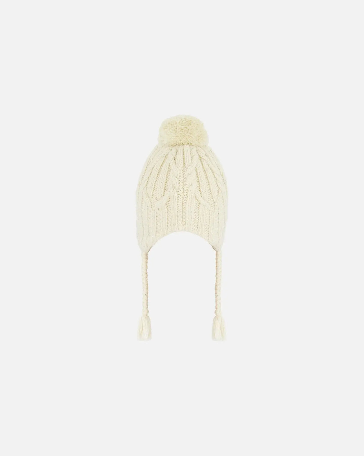 Peruvian Knit Hat Off White | Deux par Deux | Jenni Kidz