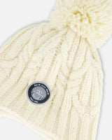 Peruvian Knit Hat Off White | Deux par Deux | Jenni Kidz