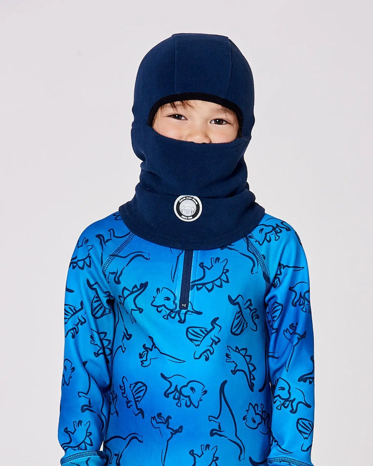 Polar Fleece Balaclava Navy Blue | Deux par Deux | Jenni Kidz