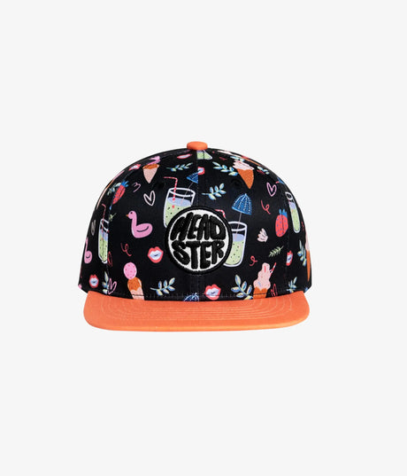 Poolside Snapback Hat - Black | Headster | Headster | Jenni Kidz