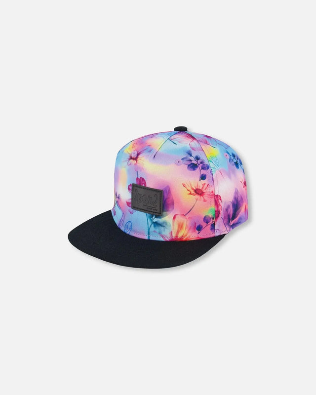 Printed Cap Butterflies On Multicolored And Black Background | Deux par Deux | Jenni Kidz