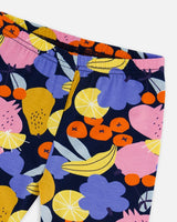 Printed Capri Leggings Multicolored | Deux par Deux | Jenni Kidz