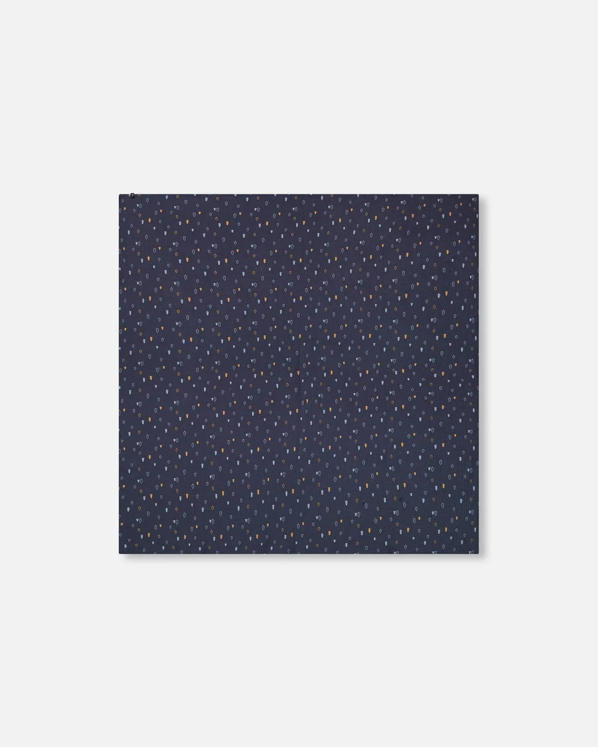 Printed Muslin Blanket Blue With Pine | Deux par Deux | Jenni Kidz