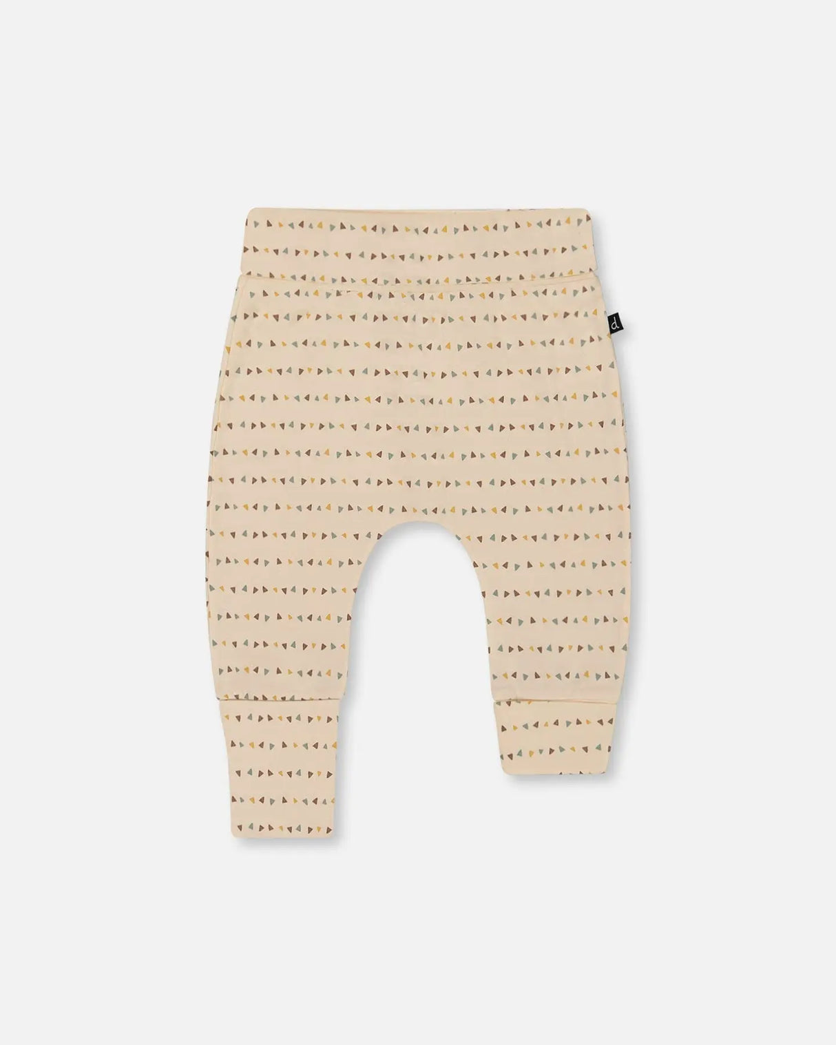 Printed Organic Cotton Evolutive Pant Off-White | Deux par Deux | Jenni Kidz