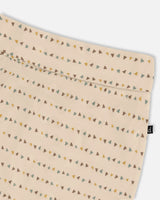 Printed Organic Cotton Evolutive Pant Off-White | Deux par Deux | Jenni Kidz
