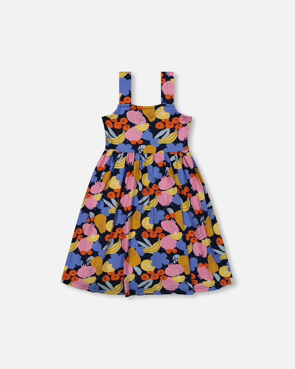 Printed Sleeveless Dress Multicolored | Deux par Deux | Jenni Kidz