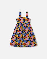 Printed Sleeveless Dress Multicolored | Deux par Deux | Jenni Kidz