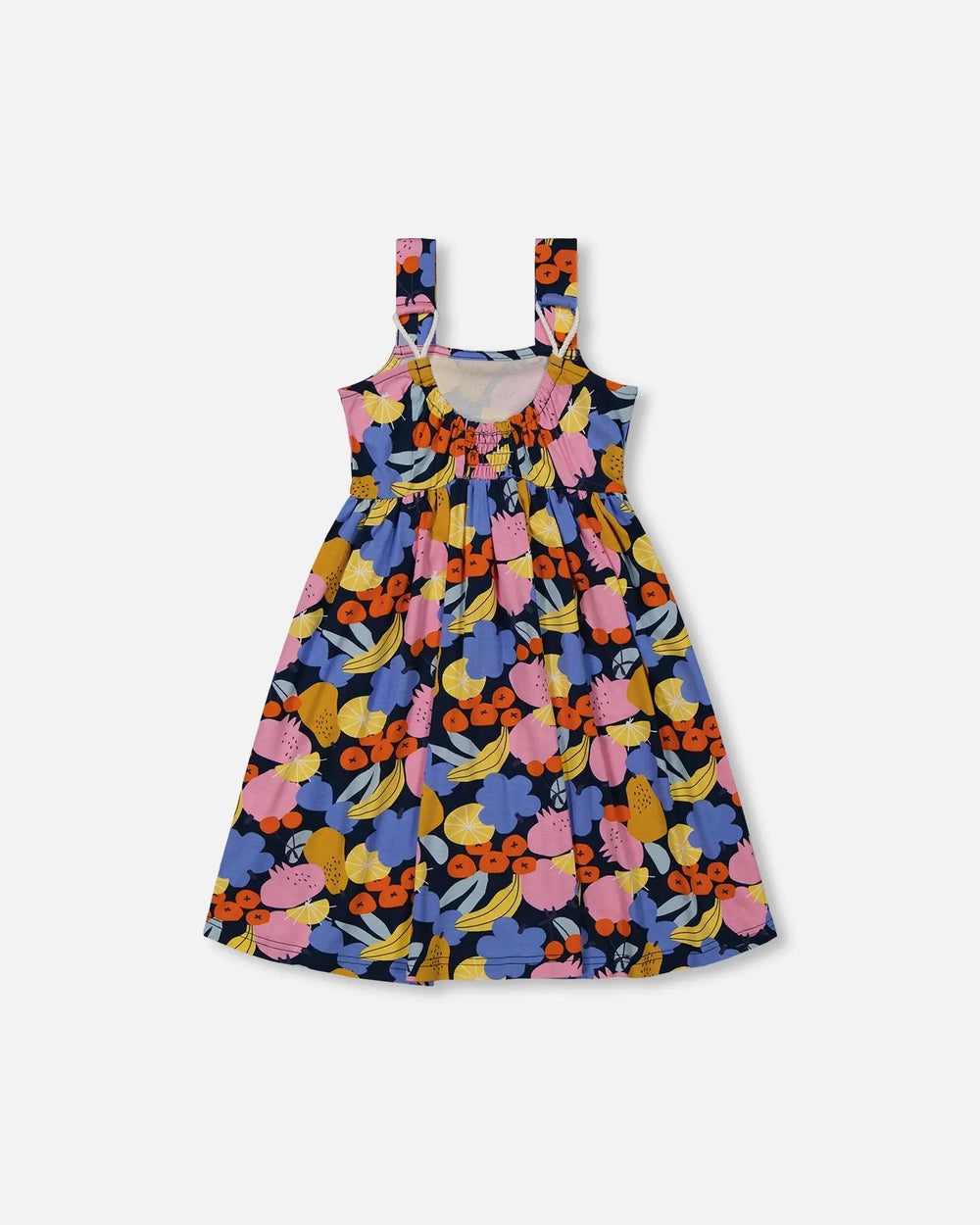 Printed Sleeveless Dress Multicolored | Deux par Deux | Jenni Kidz