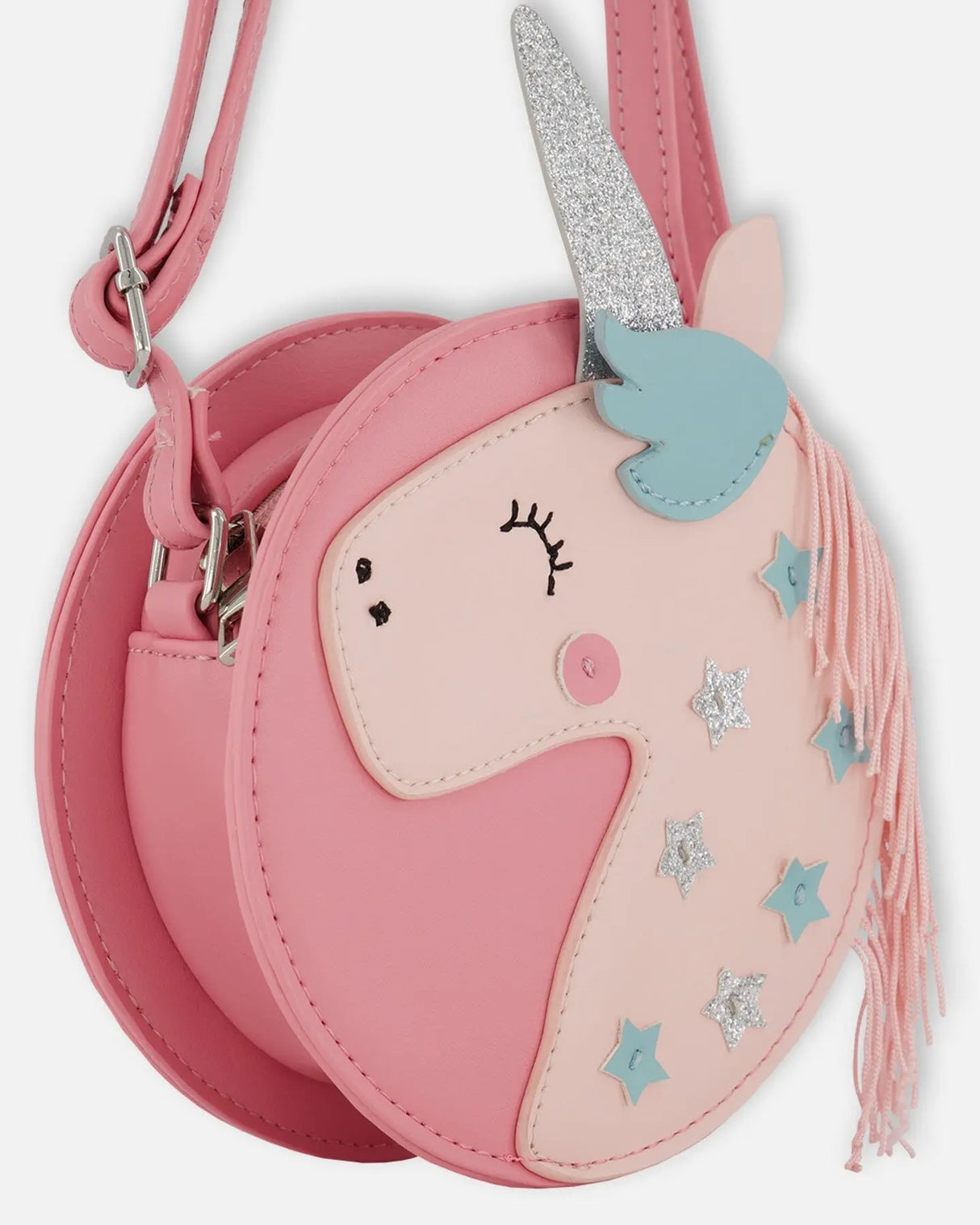 Pu Unicorn Bag Pink | Deux par Deux | Jenni Kidz