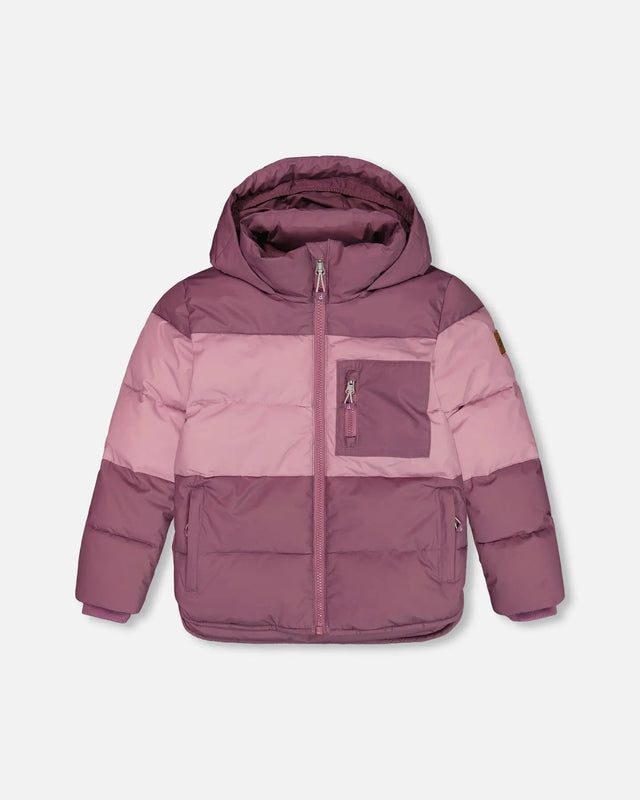 Puffy Jacket Lilac And Purple | Deux par Deux | Jenni Kidz