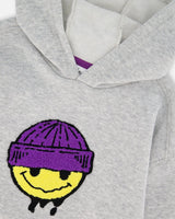 Pullover Fleece Hooded Sweatshirt Light Heather Gray | Deux par Deux | Jenni Kidz